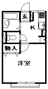 【間取り】 | ルミエール池田 | 間取りです