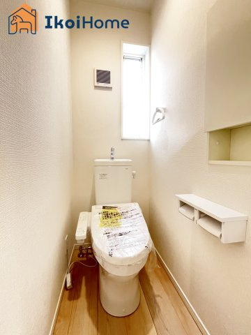 神戸市西区大沢第1　1号棟　新築戸建のトイレ|【ホームページに現地動画掲載中】●年中無休：当日予約可●トイレが2か所あるので夜中も安心です