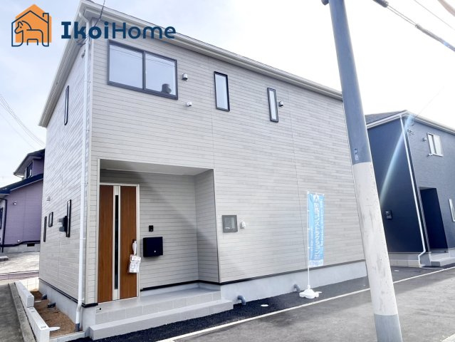 神戸市西区大沢第1　1号棟　新築戸建の外観|【ホームページに現地動画掲載中】●年中無休：当日予約可●お車2台駐車可!広々南西向ルーフバルコニー！