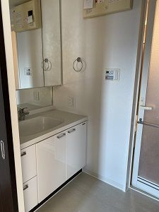 ランドゥール久留米セントラルステージの独立洗面台