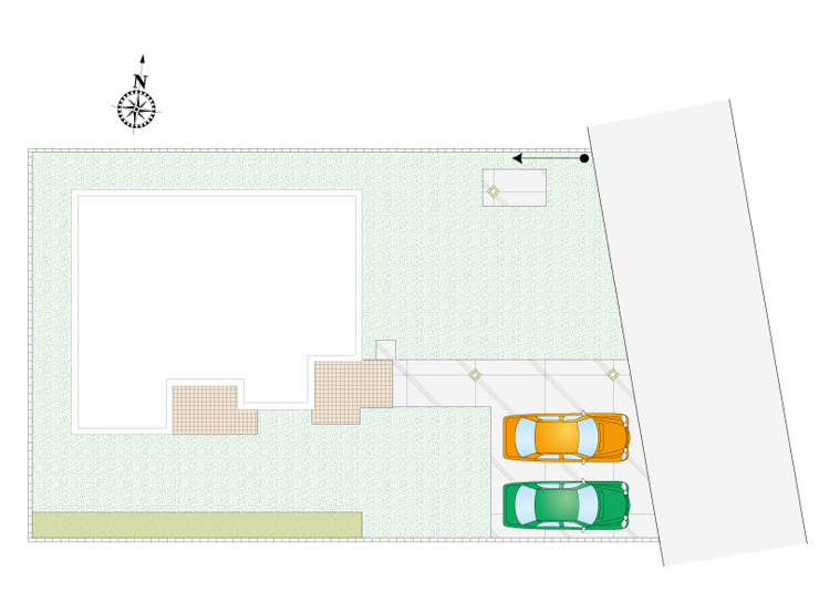 境町西泉田　１号棟◆区画図