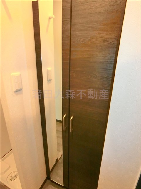 GRAN PASEOグランパセオ蒲田Ⅱの収納|姿見鏡付きがうれしい！