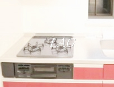 【設備】 | ハーベスト東市川 | 3口コンロです。