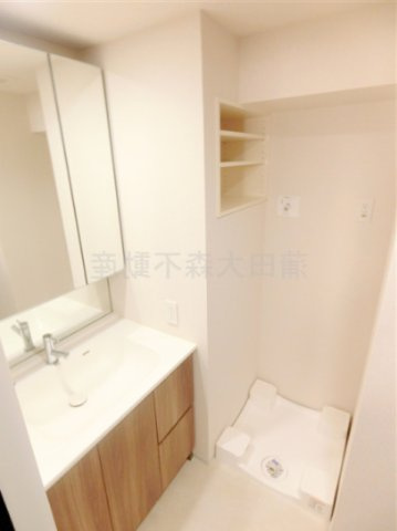 ドゥーエ西馬込Ⅱの洗面所|洗面脱衣所　独立洗面台　洗濯機置き場　