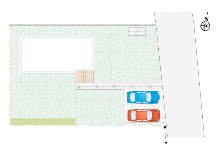 境町西泉田　２号棟◆区画図