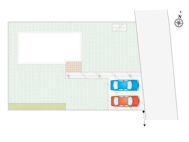 境町西泉田　２号棟◆区画図