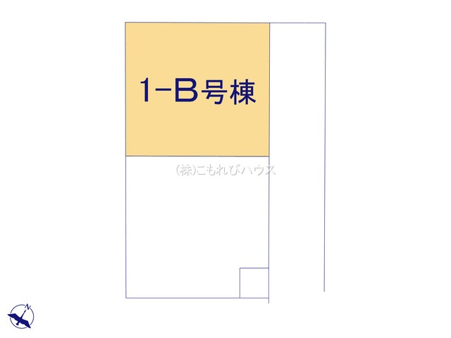 上尾市二ツ宮　第7　新築一戸建て　ハートフルタウン　1-Bの区画図|1-B号棟