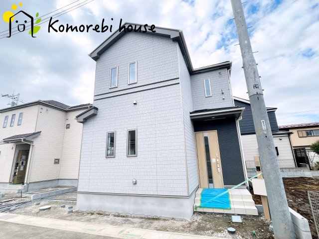 上尾市二ツ宮　第7　新築一戸建て　ハートフルタウン　1-Bの前面道路含む現地写真|撮影：'25/12/11