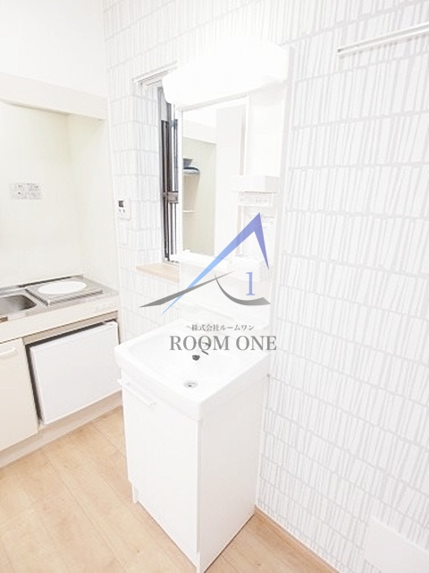 チャルテ西品川の洗面所|独立洗面台です。