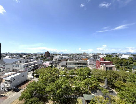 サンパーク松江城テラス　の展望|八代市内が一望できます！