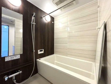 サンパーク松江城テラス　の浴室|落ち着いた空間のお風呂です