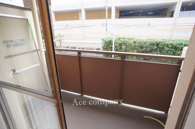 【バルコニー】 | 深江橋コーポF号棟 | 南向きのバルコニーです☆