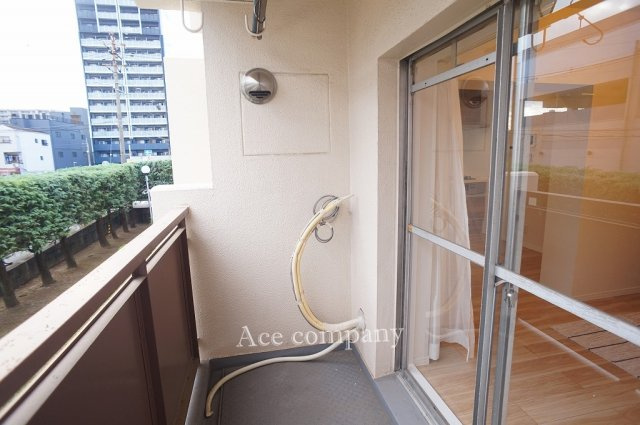 【バルコニー】 | 深江橋コーポF号棟 | 南向きのバルコニーです☆