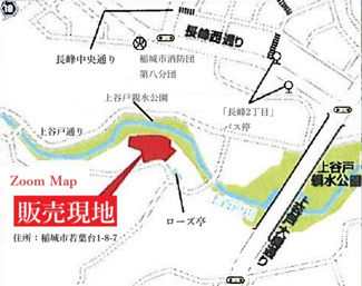 【地図】 | 【仲介手数料無料！！】稲城市若葉台1丁目　新築戸建て（全9区画）7号棟 5880万円 | 住所：稲城市若葉台1-8-7