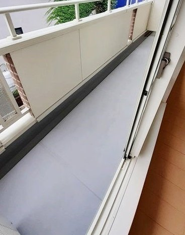 プラシード　アロッジオのバルコニー|陽当たり良好なバルコニーです