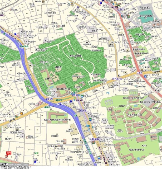 サンテミリオン目白台の地図