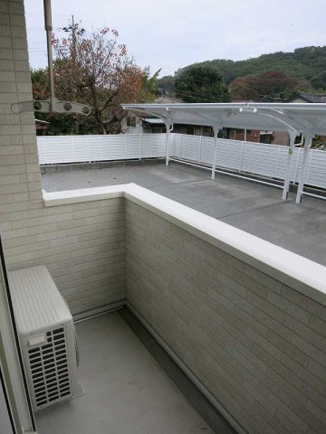 サンライズ　トキワのバルコニー|落ち着いた時間を過ごせるバルコニーです