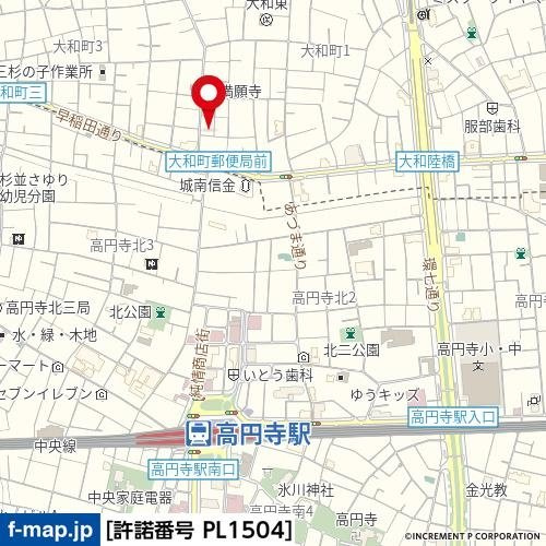 ＨＡＳ高円寺の地図