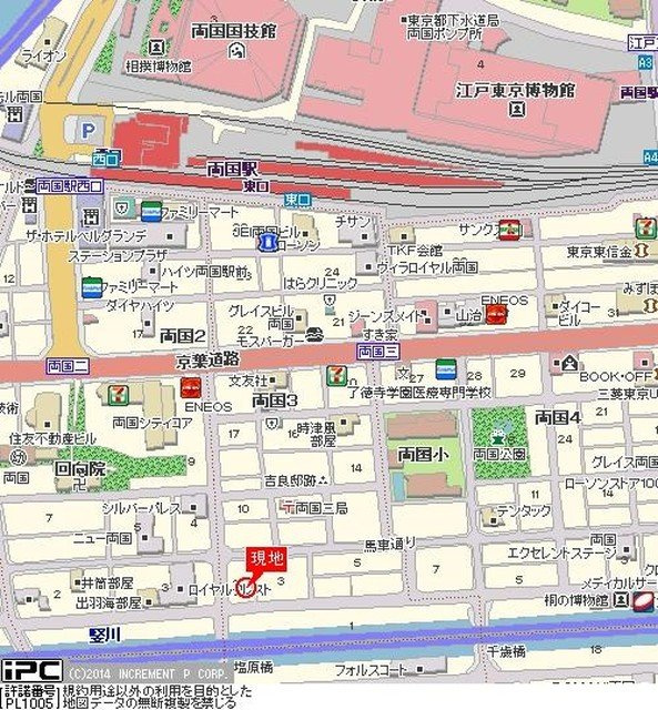 ドミールＭ´Ｓの地図