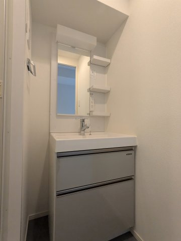 ハーモニーレジデンスグローバルキャピタルの洗面所|使いやすい洗面所です