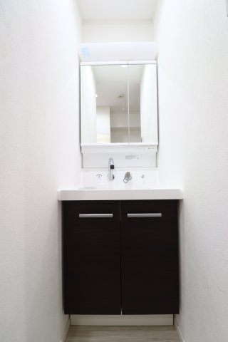 イースト・ガーデンの洗面所|広い洗面スペース