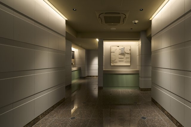 エムジー目黒駅前のエントランス|落ち着いたエントランスです