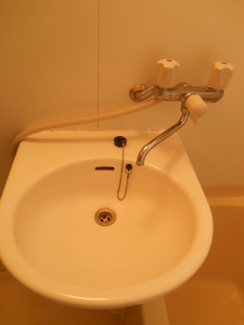 紅梅荘の洗面所|スペースが確保できる洗面所です