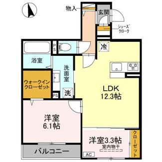 【間取り】 | メゾン　ド　ソルテ　B棟