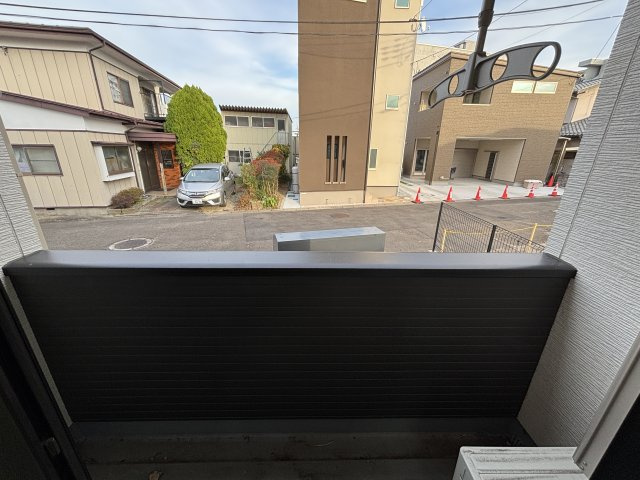 ノワール・エ・ブランIIのバルコニー
