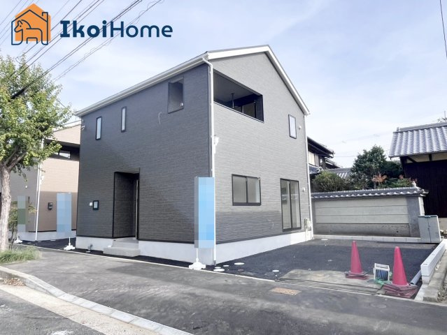 神戸市西区大沢第1　4号棟　新築戸建の外観|【ホームページに現地動画掲載中】●年中無休：当日予約可●お車並列2台駐車可!南西向ルーフバルコニー！