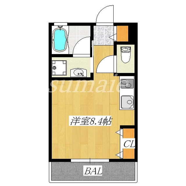 West Side 赤羽の間取り|明るい南東向きです☆