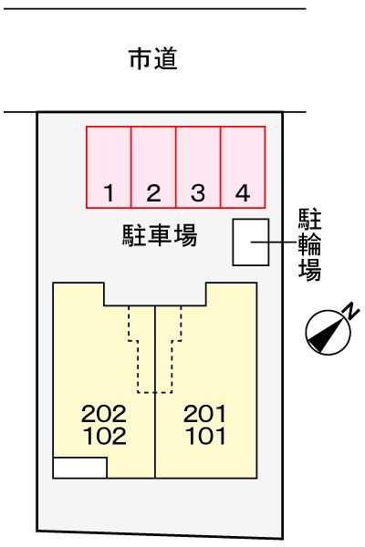 サンライズ市木の駐車場