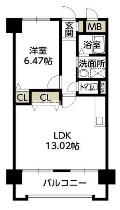 リベラルパレス城東A棟の間取り