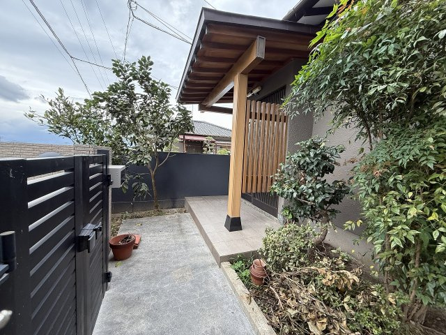 糸島市高祖　中古一戸建　の庭