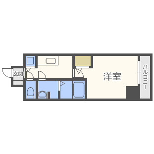 プレサンス梅田東ベータの間取り|プレサンス梅田東ベータ　開放感のある間取り