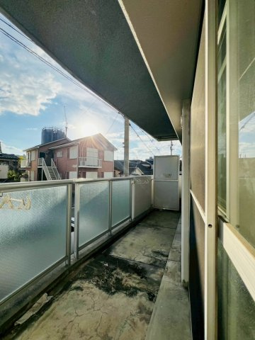 YKハイツ大久保のバルコニー