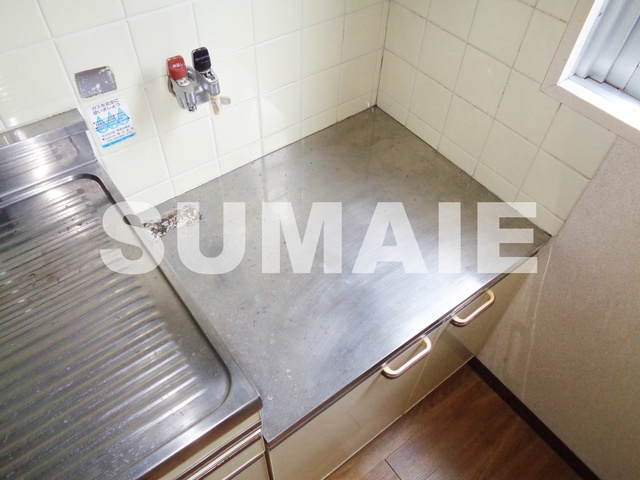 長谷川ハイムのキッチン|ガスコンロ置けます☆