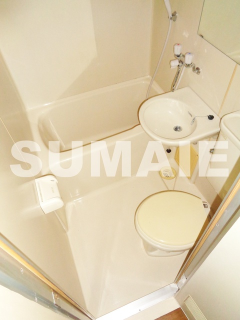 長谷川ハイムの浴室|三点ユニットバスです☆