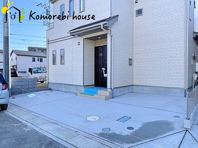 上尾市二ツ宮　第7　新築一戸建て　ハートフルタウン　1-Cの駐車場|撮影：'25/11/10