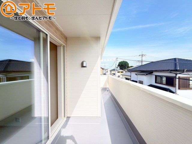 【バルコニー】 | 富士宮市小泉　新築戸建て　2号棟