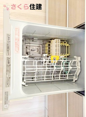 リガーレ宇都宮市駒生町14期のキッチン|ビルトイン食洗器付き