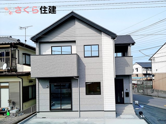 リガーレ宇都宮市駒生町14期の外観|閑静な住宅街の一角になります