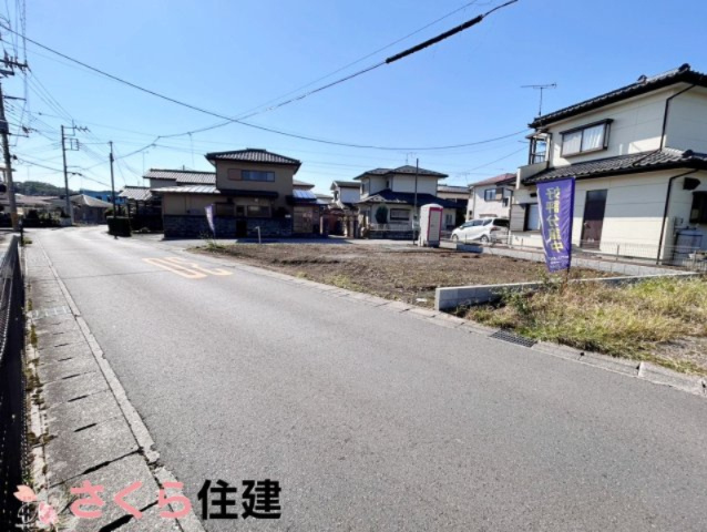 リガーレ宇都宮市駒生町14期の前面道路含む現地写真|東側前面道路になります。