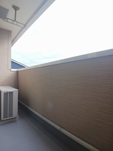 グロワールＢのバルコニー