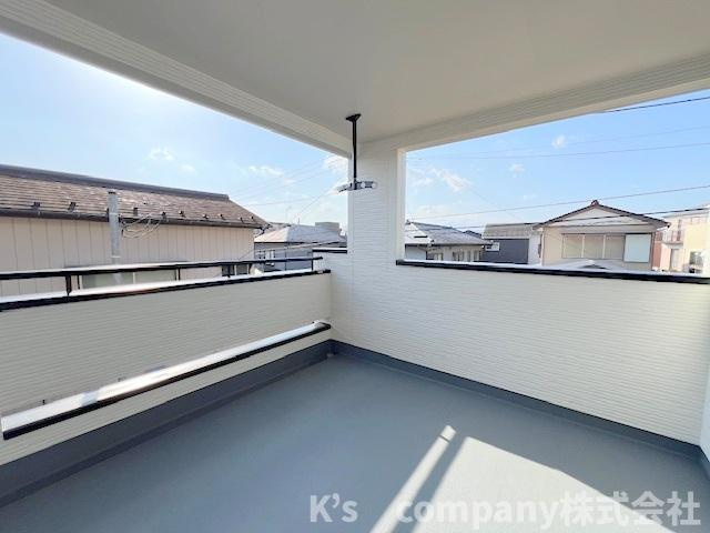 ◎藤沢市打戻　新築戸建のバルコニー|同施工例