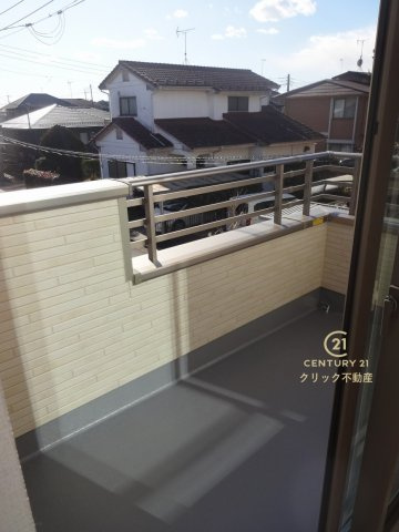 ハートフルタウン 　水戸市内原町984番　Aのバルコニー|お部屋から出られるバルコニーです。ちょっと気分転換に外の景色を眺めて深呼吸もいいですね。