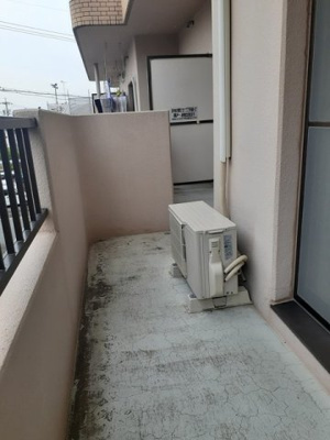 【バルコニー】 | ハイツ百合の木Ⅱ