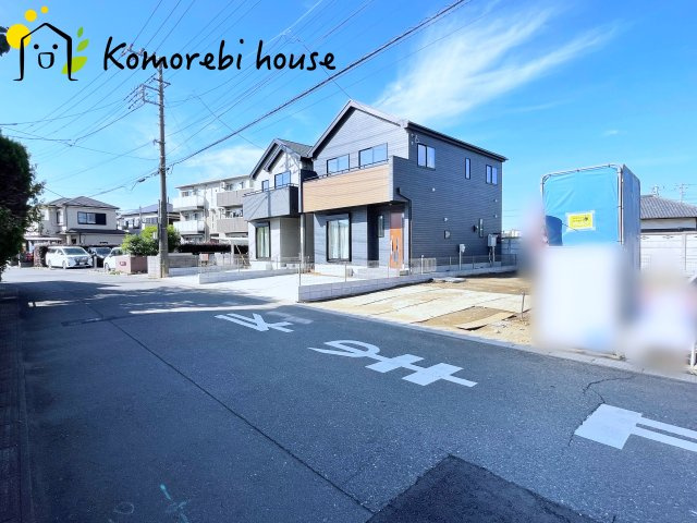 さいたま市北区吉野町2丁目191番　新築一戸建て　ハートフルタウン　Cの前面道路含む現地写真|11/15撮影