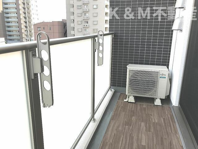 ルレーブ南柏のバルコニー|広々としたバルコニーです