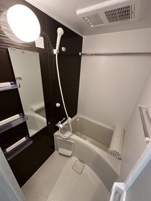 【浴室】 | ベイルーム中央林間 | 便利なシングルレバー付き！水回りは新品で新築未入居の特権です♪